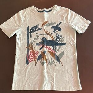 Tea Collection Light Blue Jungle Print Tee